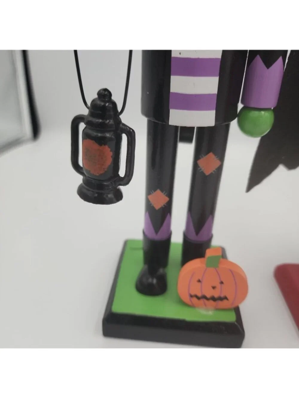 Set Of 3 Halloween Nutcracker Decor Frankenstein Dracula Witch Wooden 9